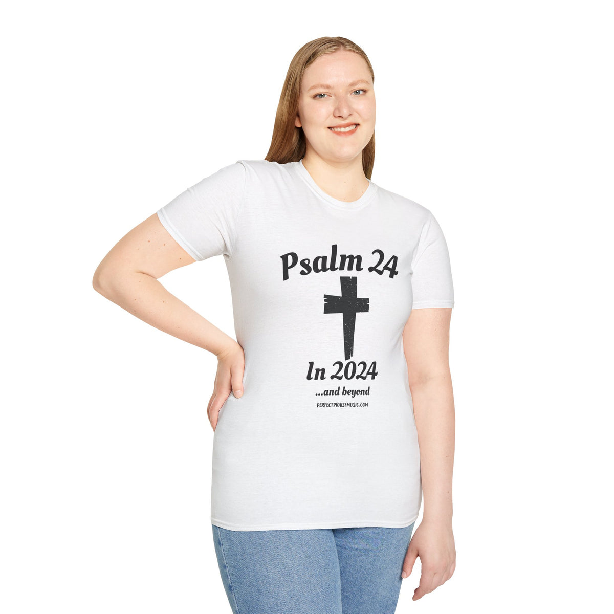 Psalm 24 Tee with cross