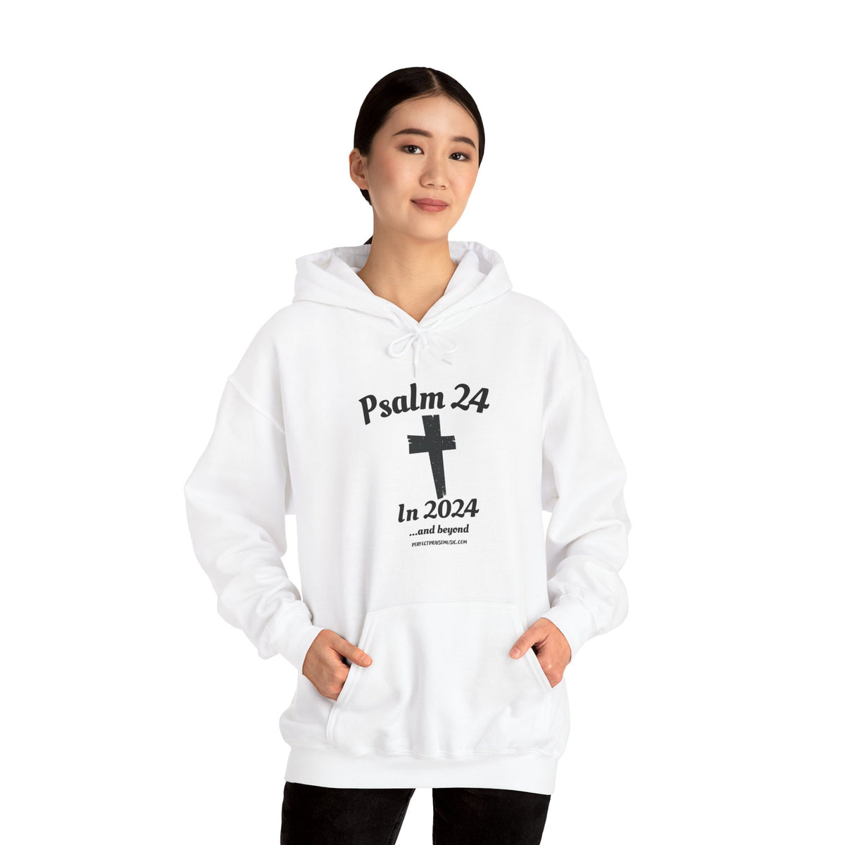 Psalm 24 Hoodie with cross