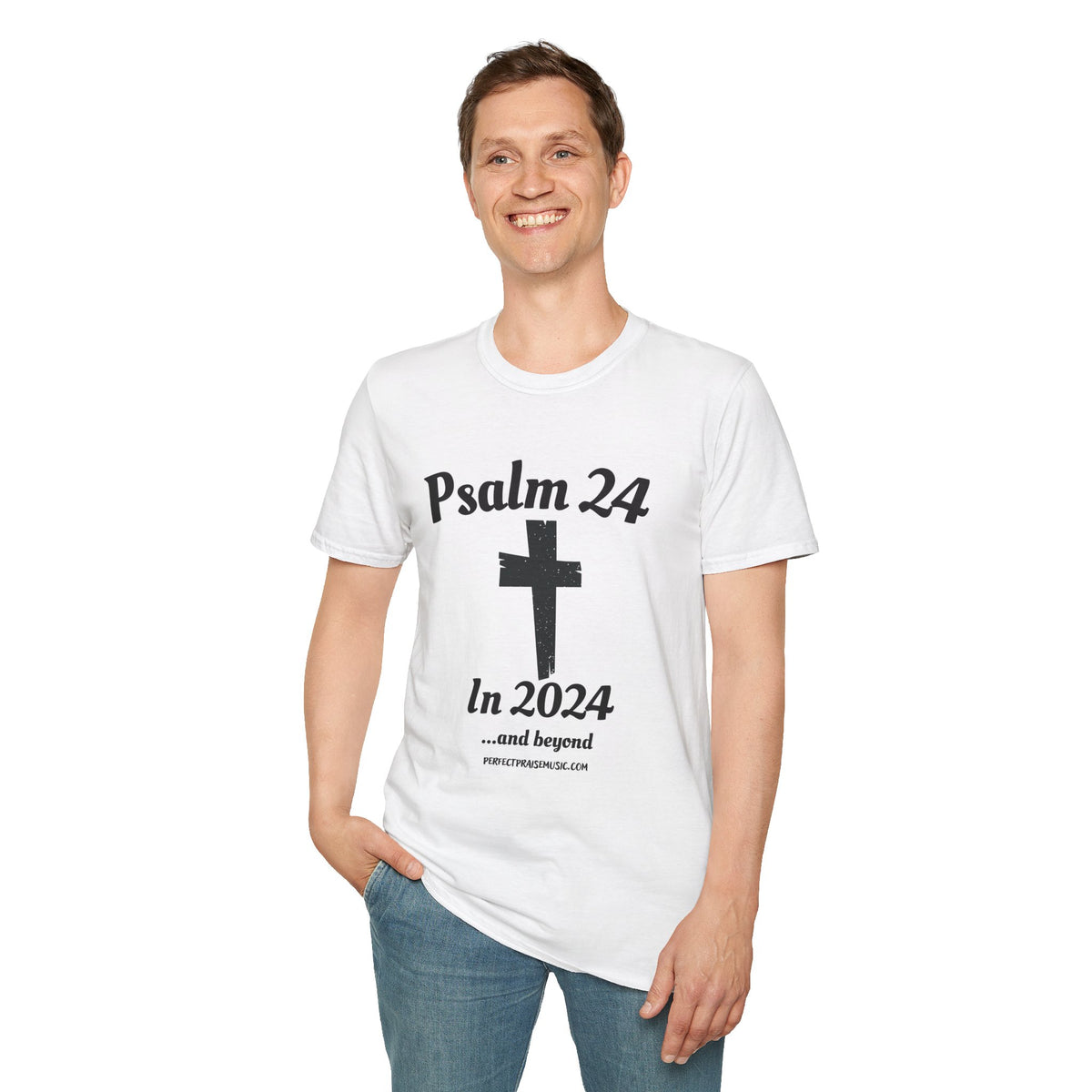 Psalm 24 Tee with cross