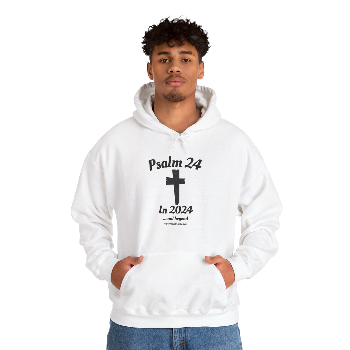 Psalm 24 Hoodie with cross