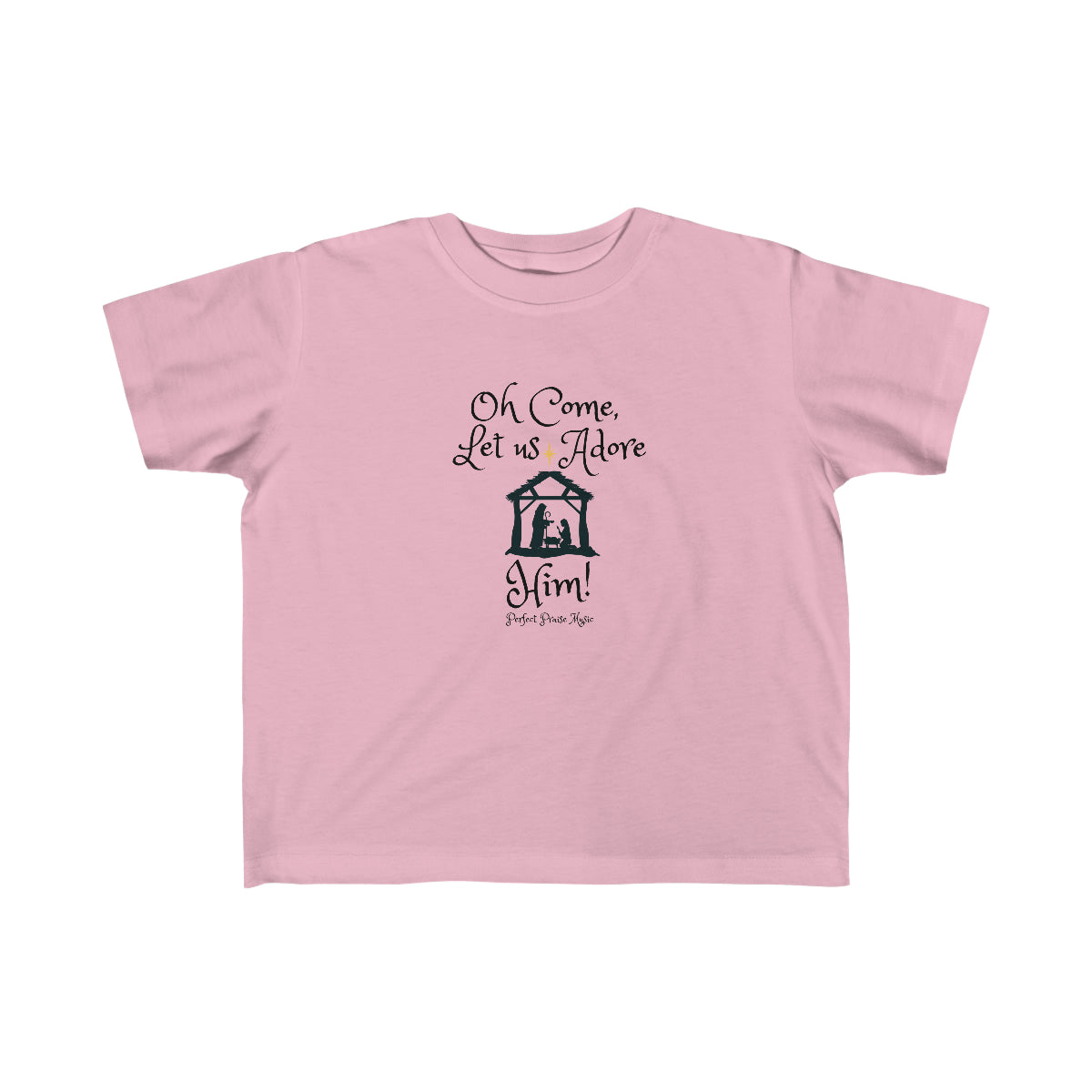 O Come Let Us Adore Him ~ Kid&#39;s Fine Jersey Tee