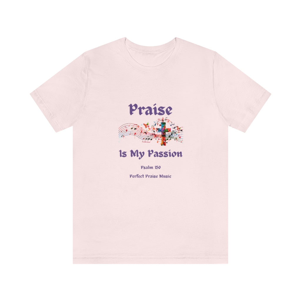 Praise is My Passion Adult Worship Tee Unisex Jersey Short Sleeve Tee