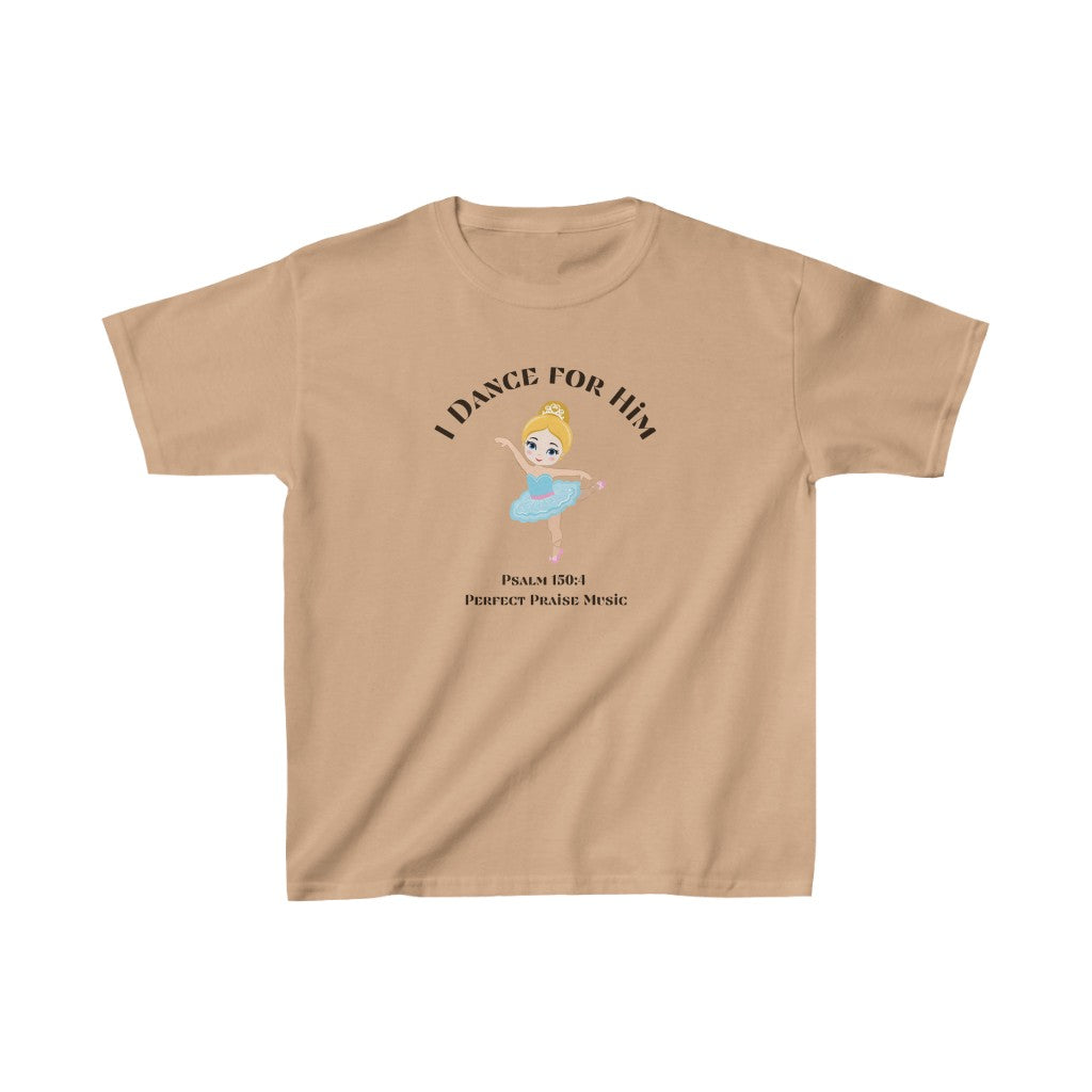 I Dance for Him Youth Worship Tee (Blonde)